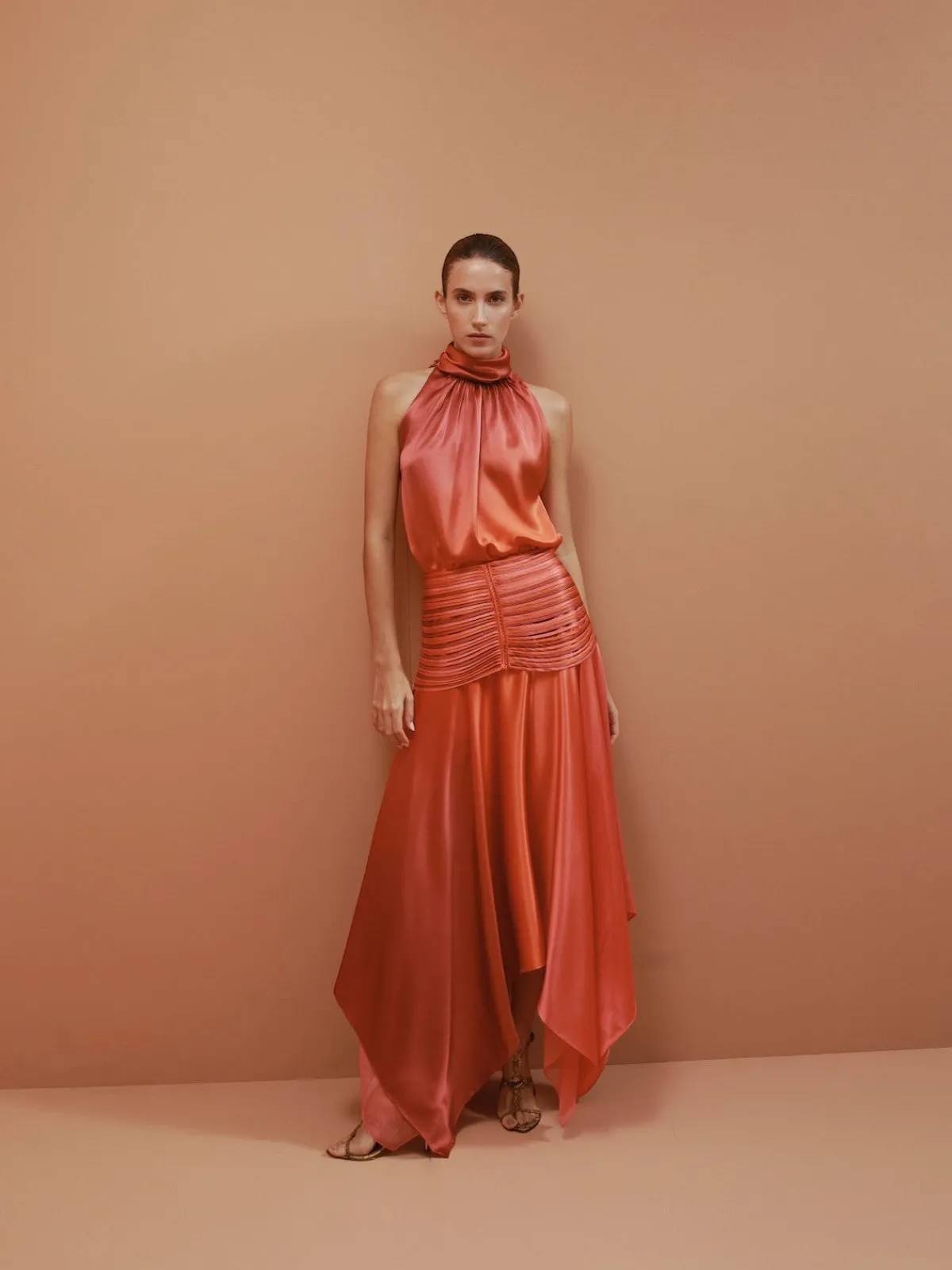 Francesca Miranda Erden Hand-Dyed Silk Skirt