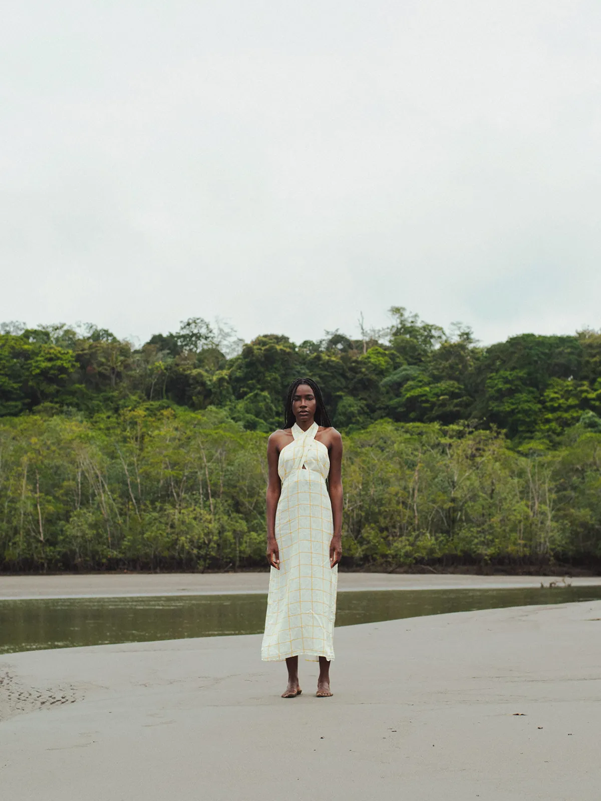 Juan de Dios Costa Del Sol Linen Maxi Dress