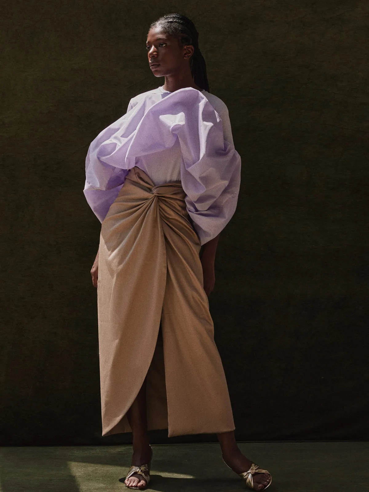 By Efrain Mogollon Drill Cuba Skirt