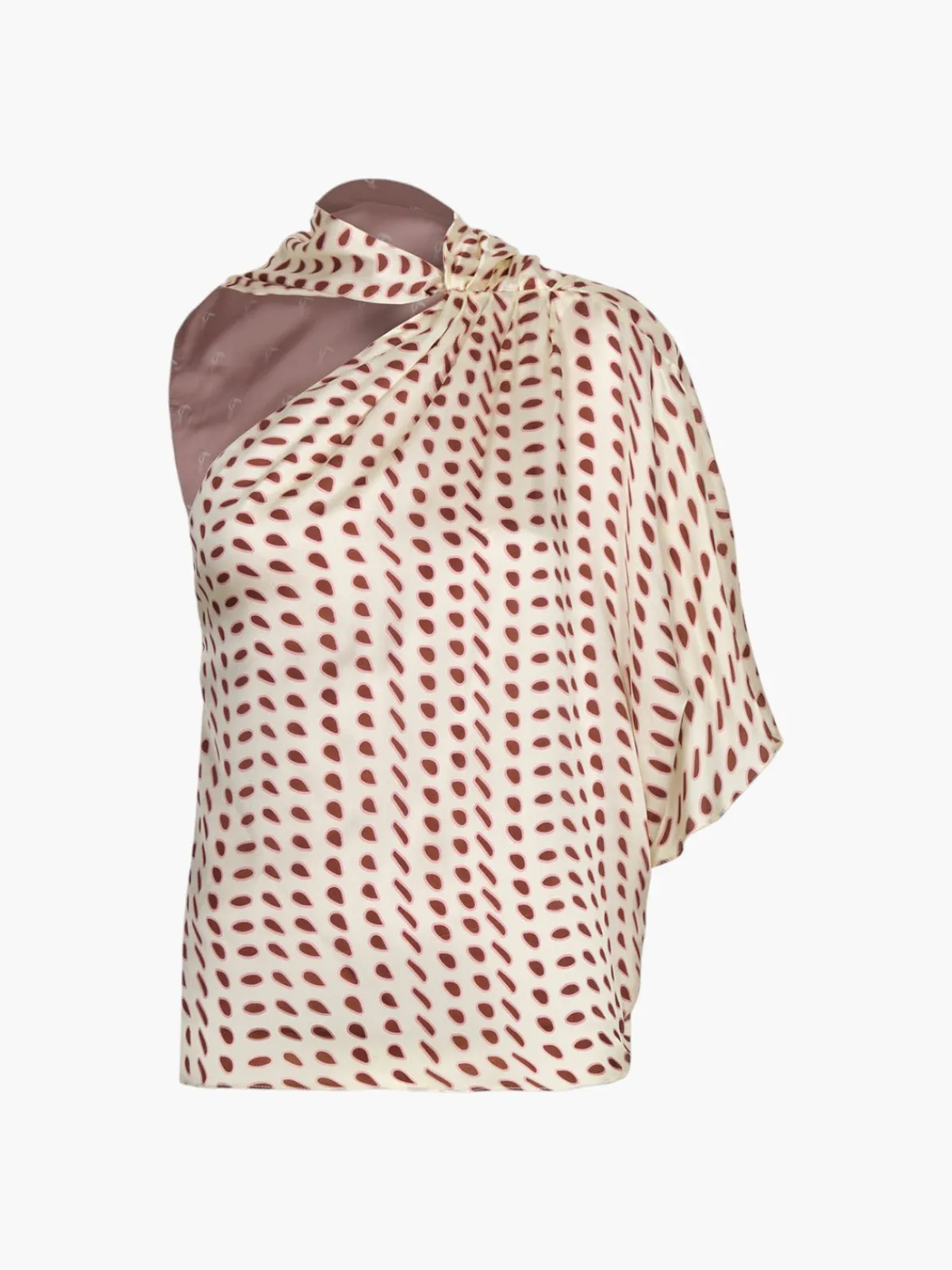 Juan de Dios Chiminango Satin Silk Blouse