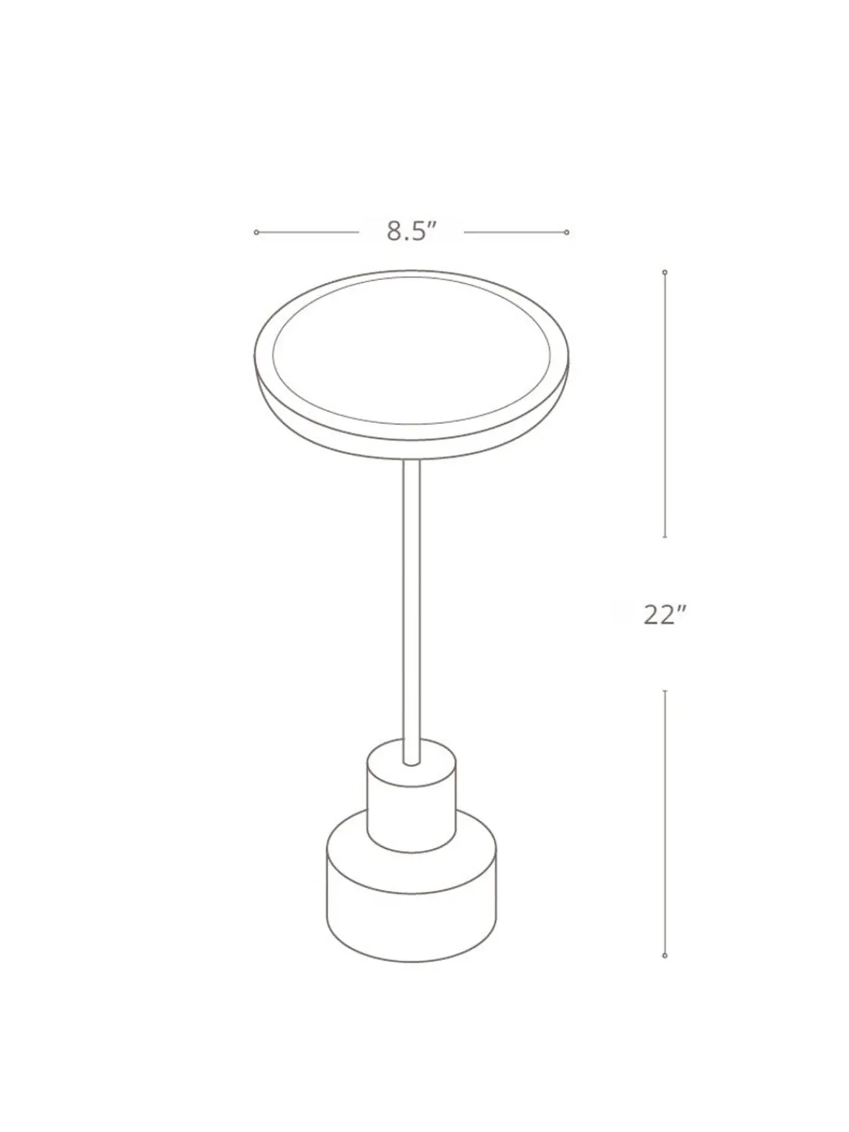 Dounia Ari Mid-Century Drink Table