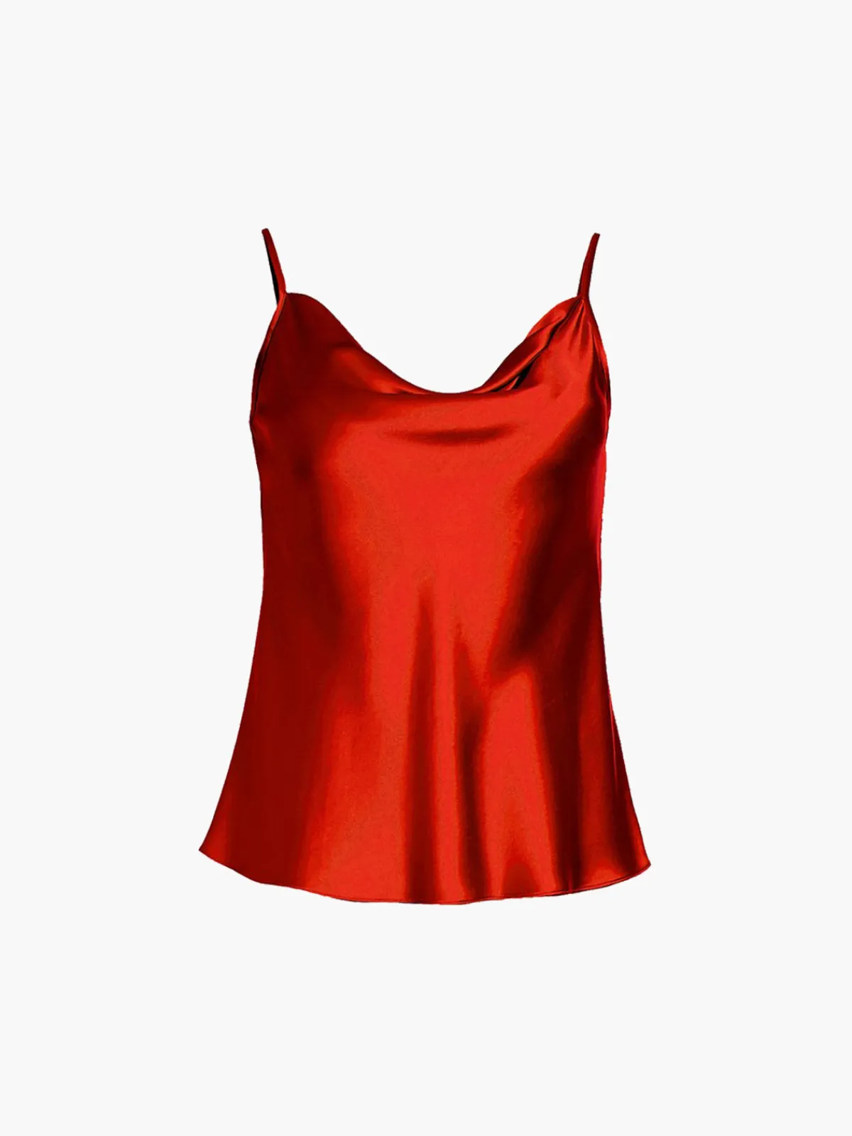 Mi Jong Lee Draped Spaghetti Strap Cami