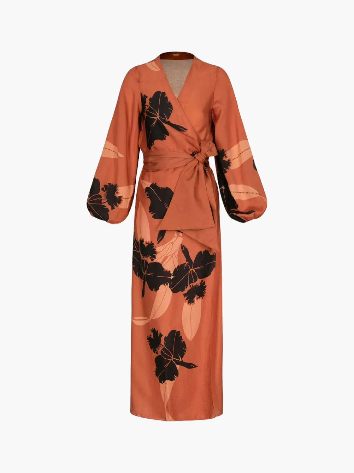 Juan de Dios Tertulia Martellato Silk Maxi Dress