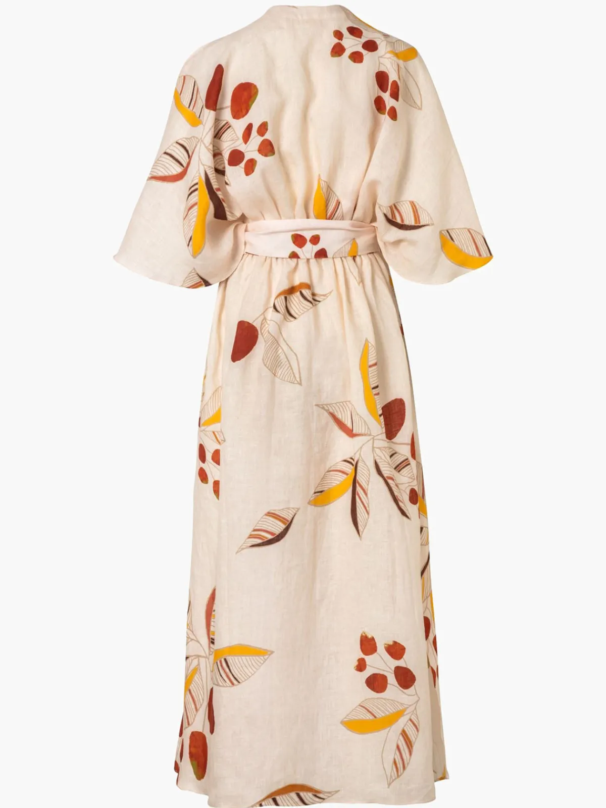 Juan de Dios San Bernardo Linen Maxi Dress