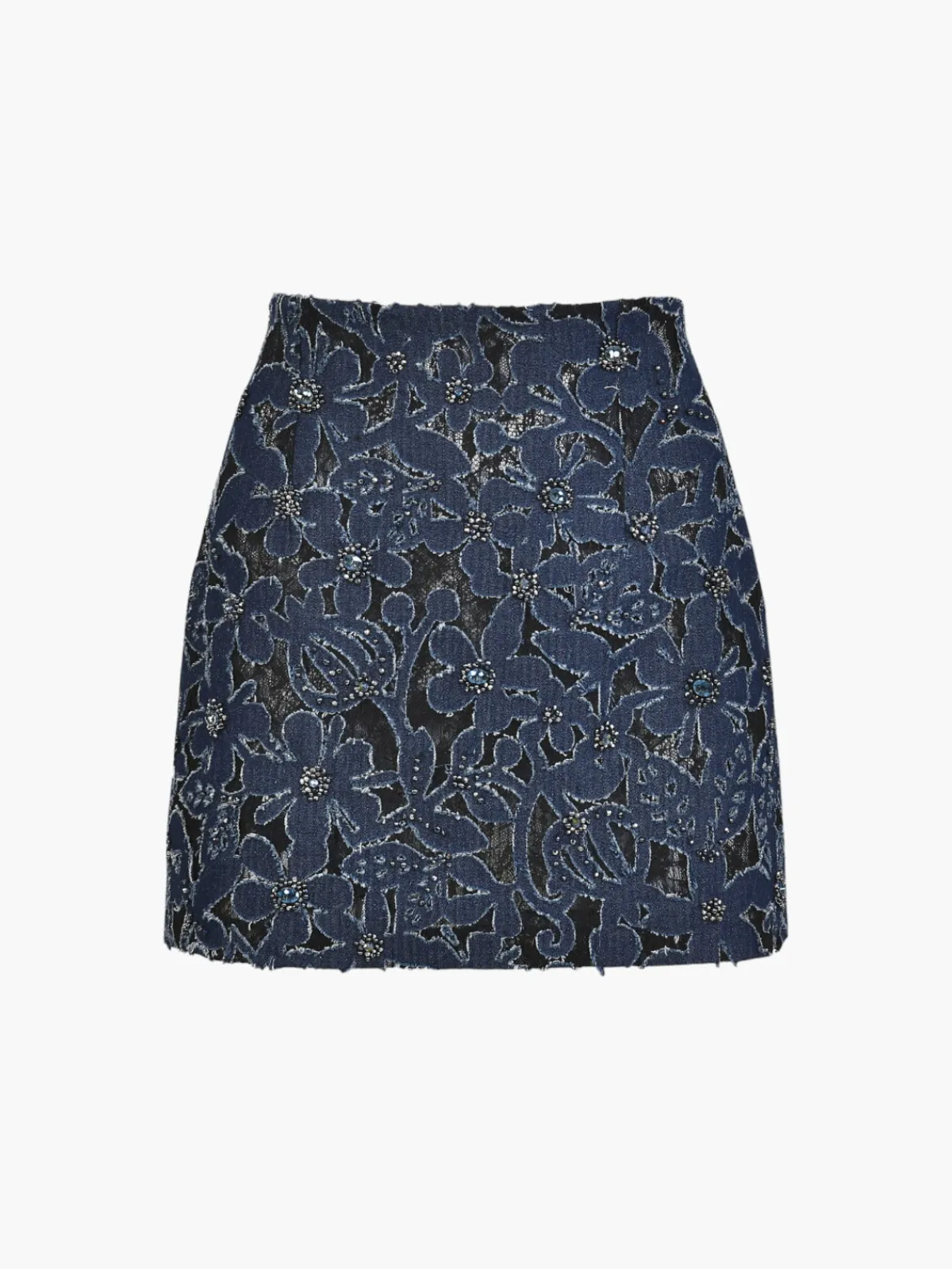 Francesca Miranda Luces Denim Skirt