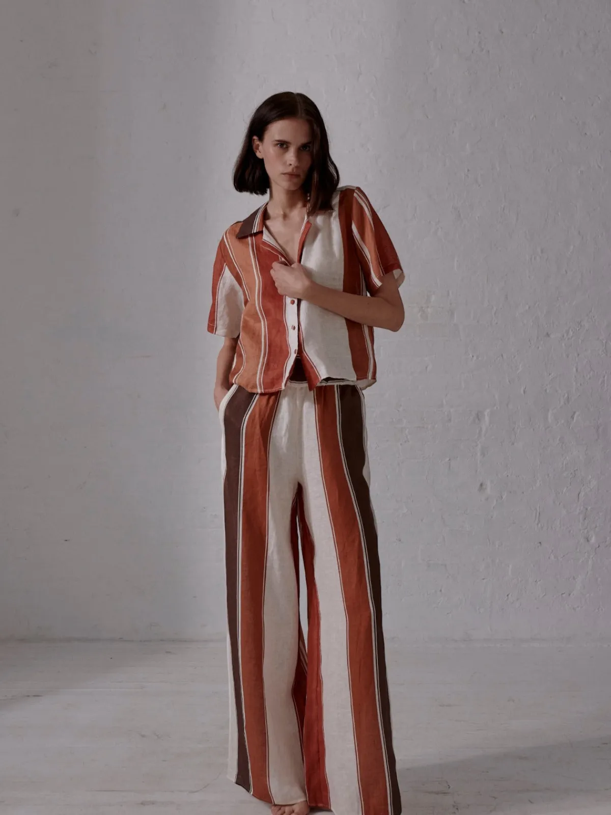 Juan de Dios San Benito Linen Pants