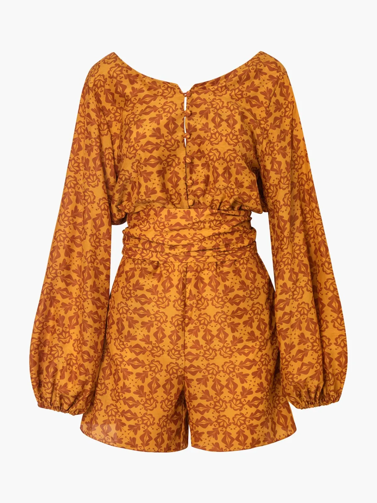 Juan de Dios Tarde de Verano Cotton-Silk Romper