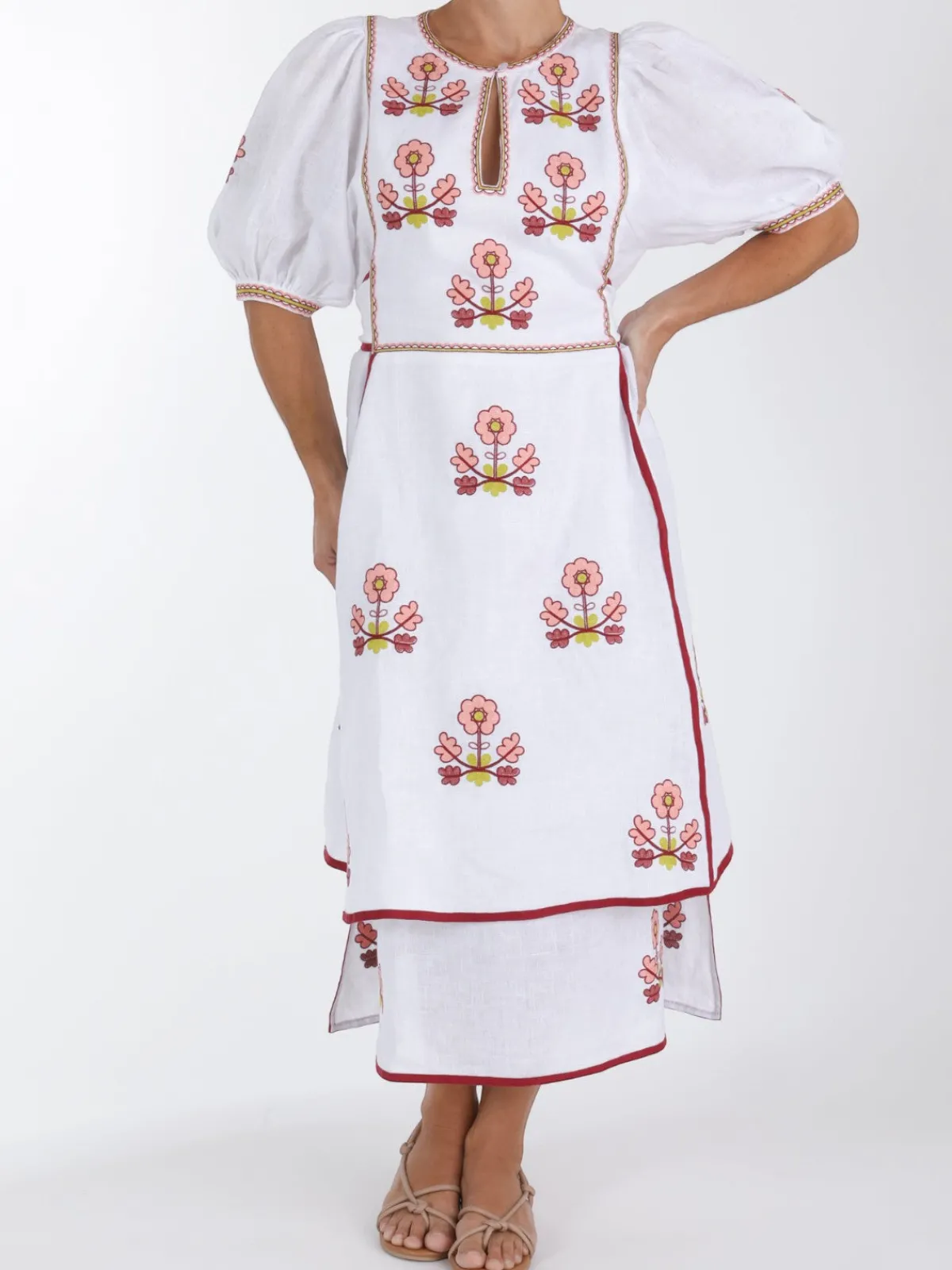 Larkin Lane Lillie Ukrainian Embroidered Dress