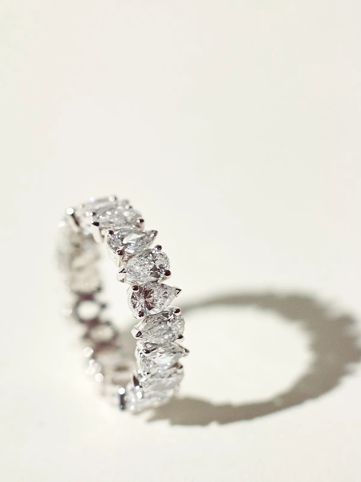 Or u0026 Elle San Cesse Pear Eternity Ring