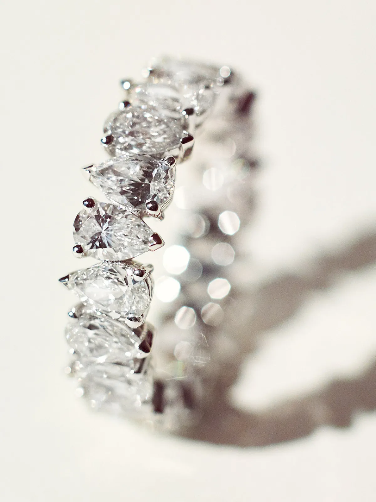 Or u0026 Elle San Cesse Pear Eternity Ring