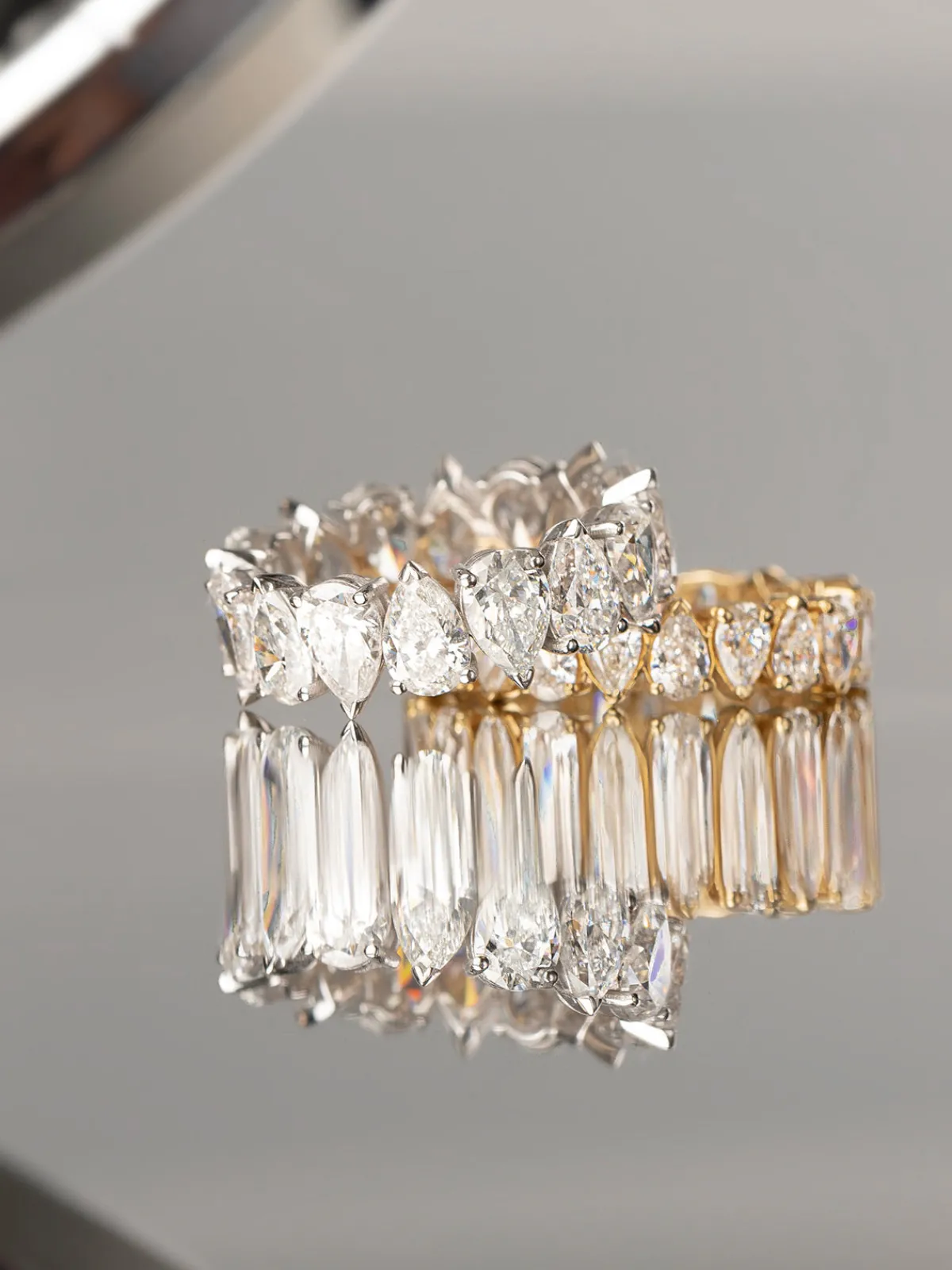 Or u0026 Elle San Cesse Pear Eternity Ring