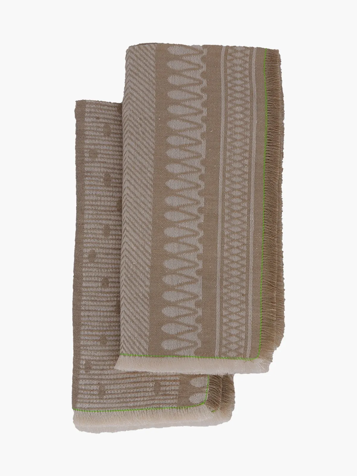 Moye Linen Damask Cesta Set of 2 Linen Napkins