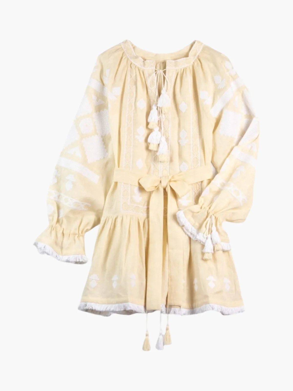 Larkin Lane Nomeda Embroidered Ukrainian Dress