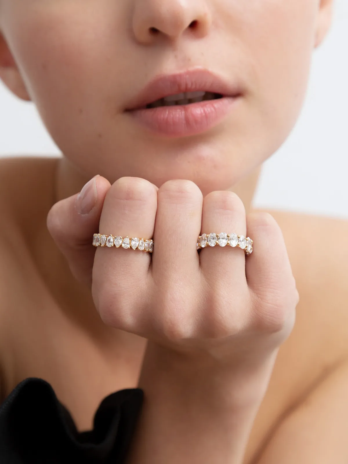 Or u0026 Elle San Cesse Oval Eternity Ring