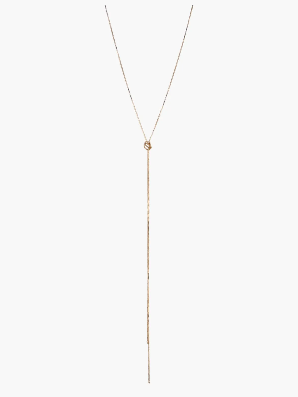 Mara Scalise Knotted Paris Chain Necklace