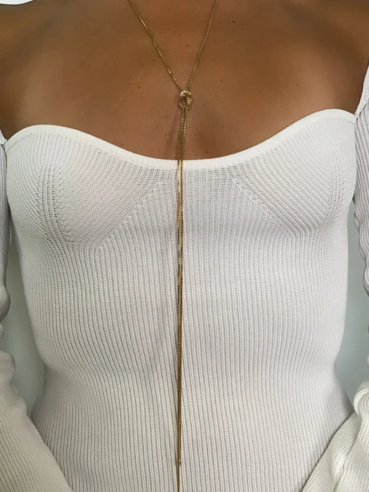 Mara Scalise Knotted Paris Chain Necklace