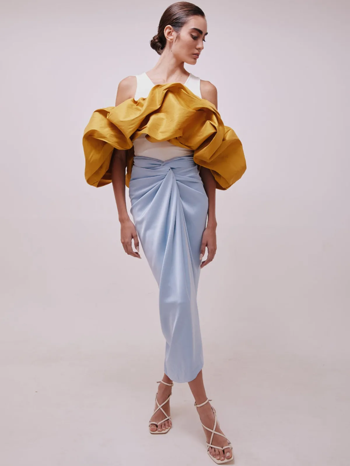 By Efrain Mogollon Silk Cuba Skirt