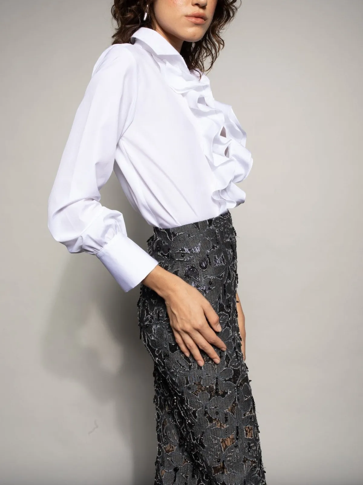 Francesca Miranda Fernanda Ruffles Top