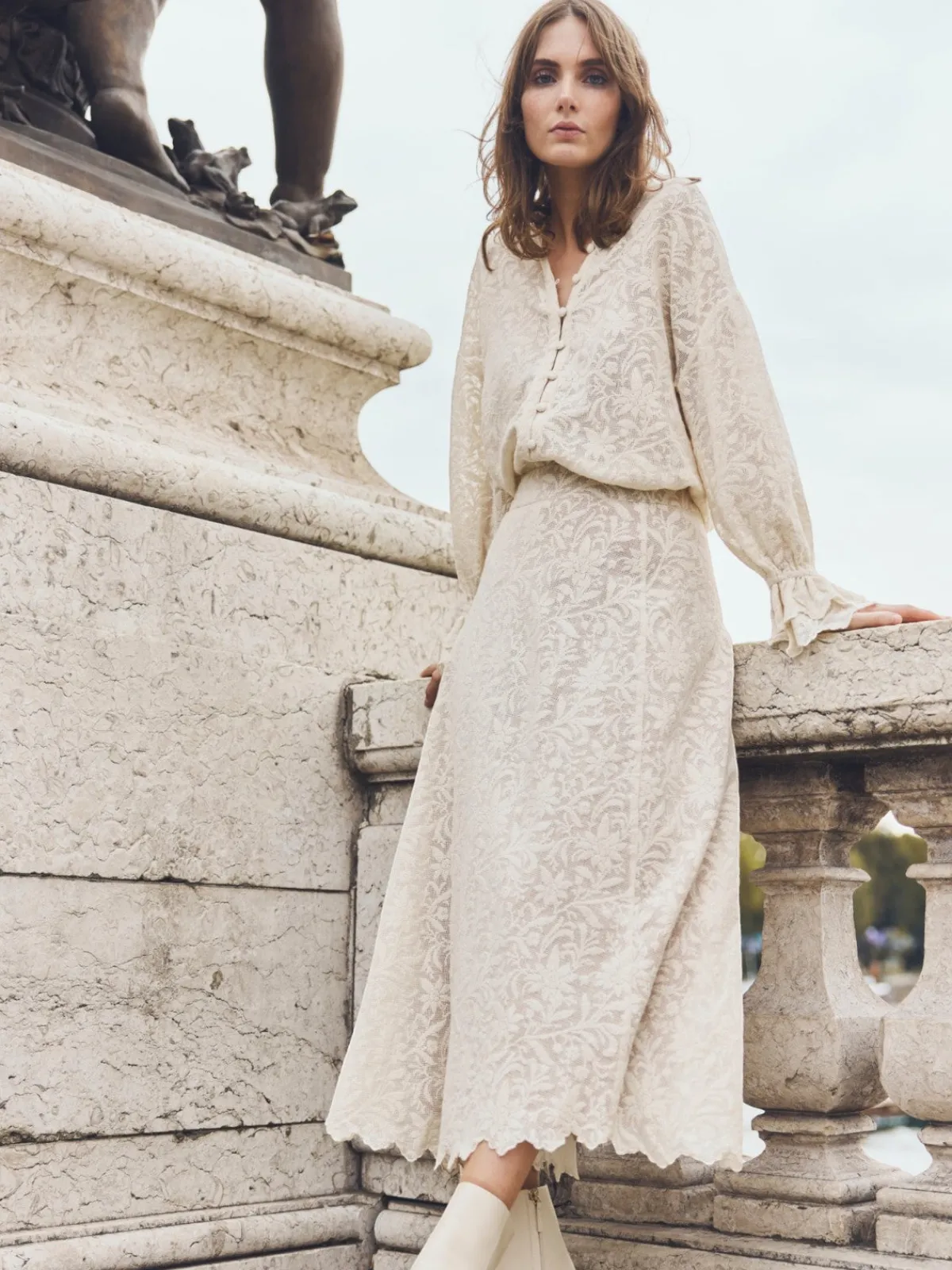 EDDY Carly Midi Skirt