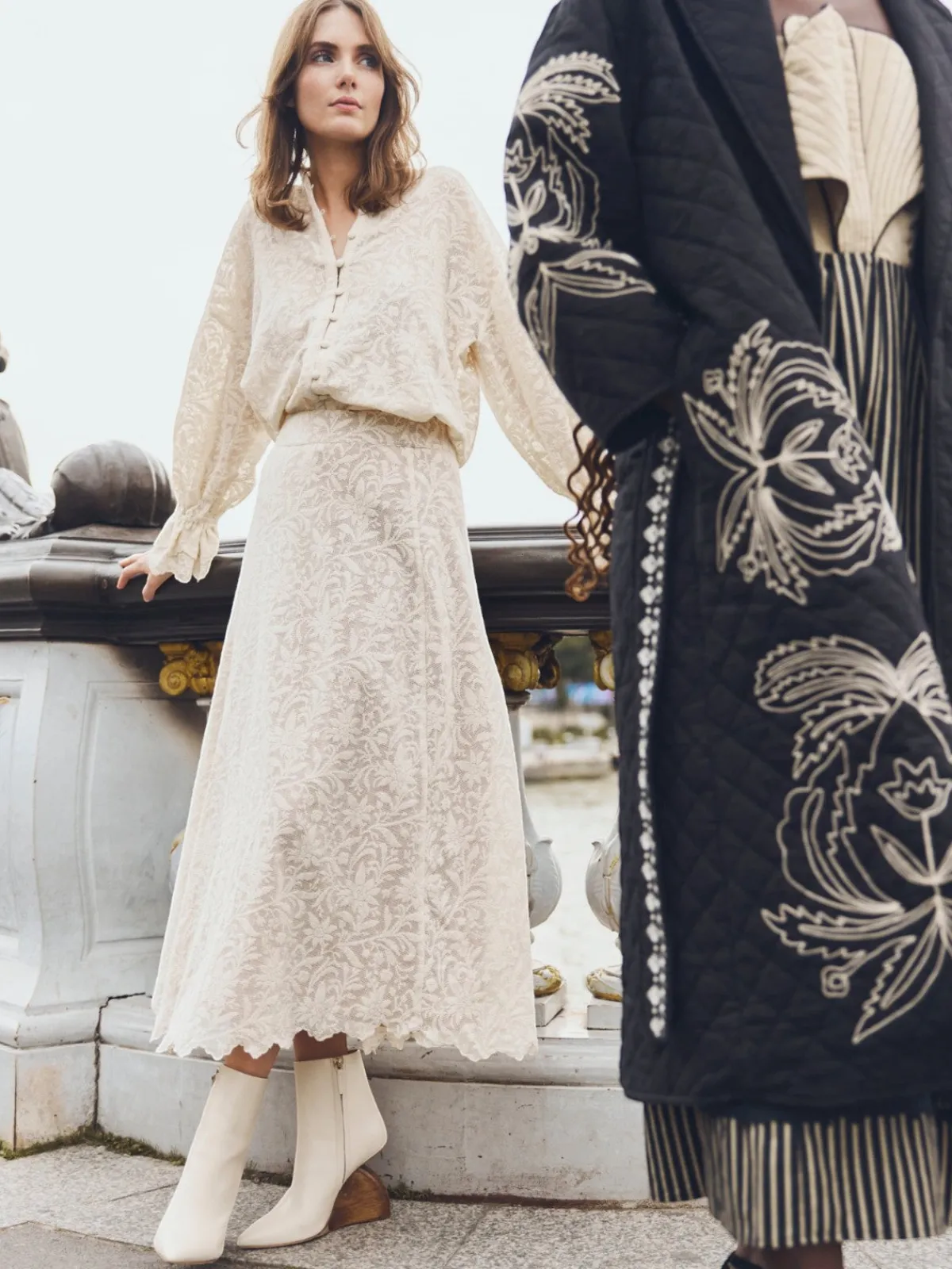 EDDY Carly Midi Skirt