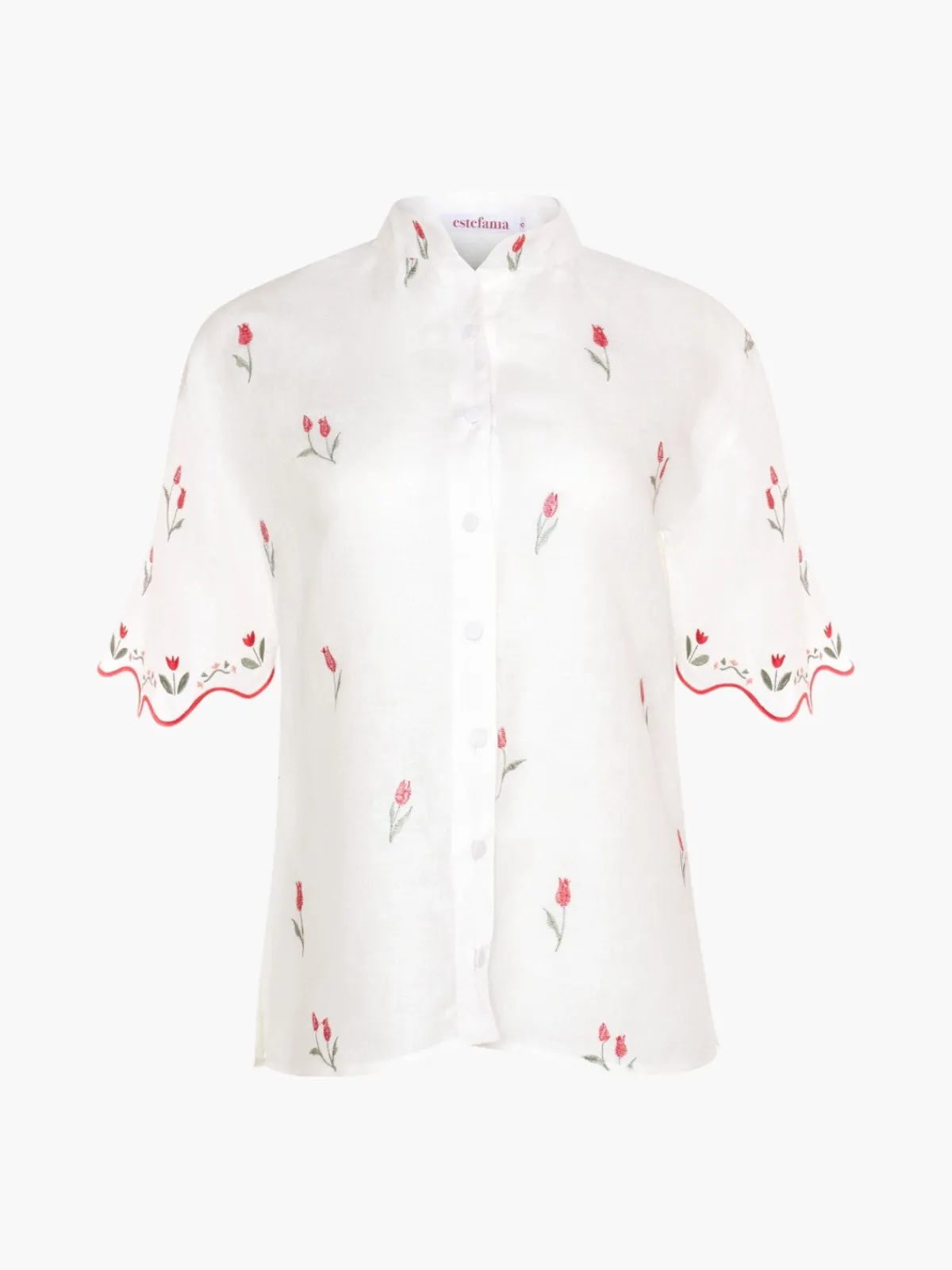 Estefania Lovely Tulip Short Sleeve Shirt