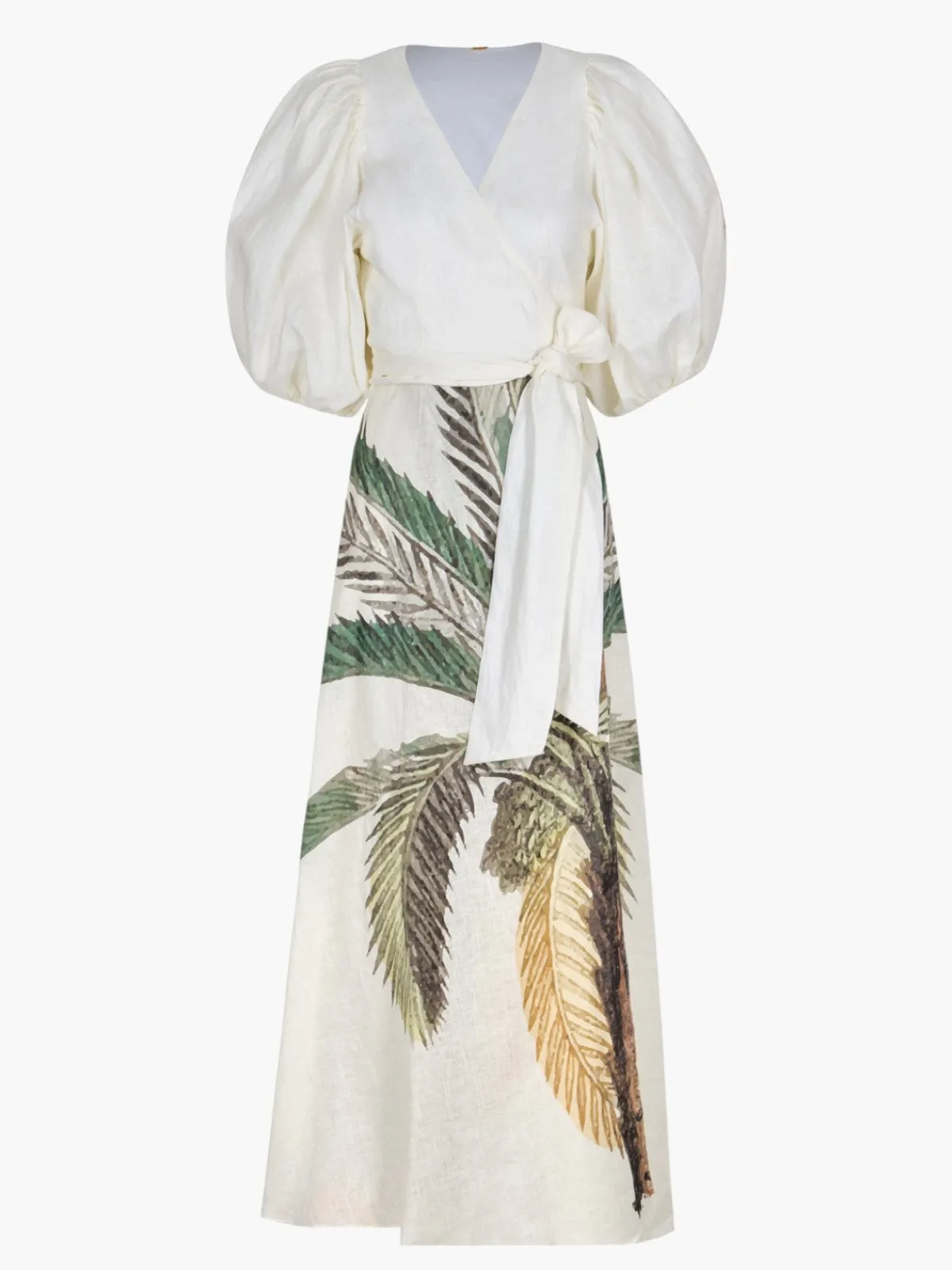 Juan de Dios Ermita Linen Maxi Dress