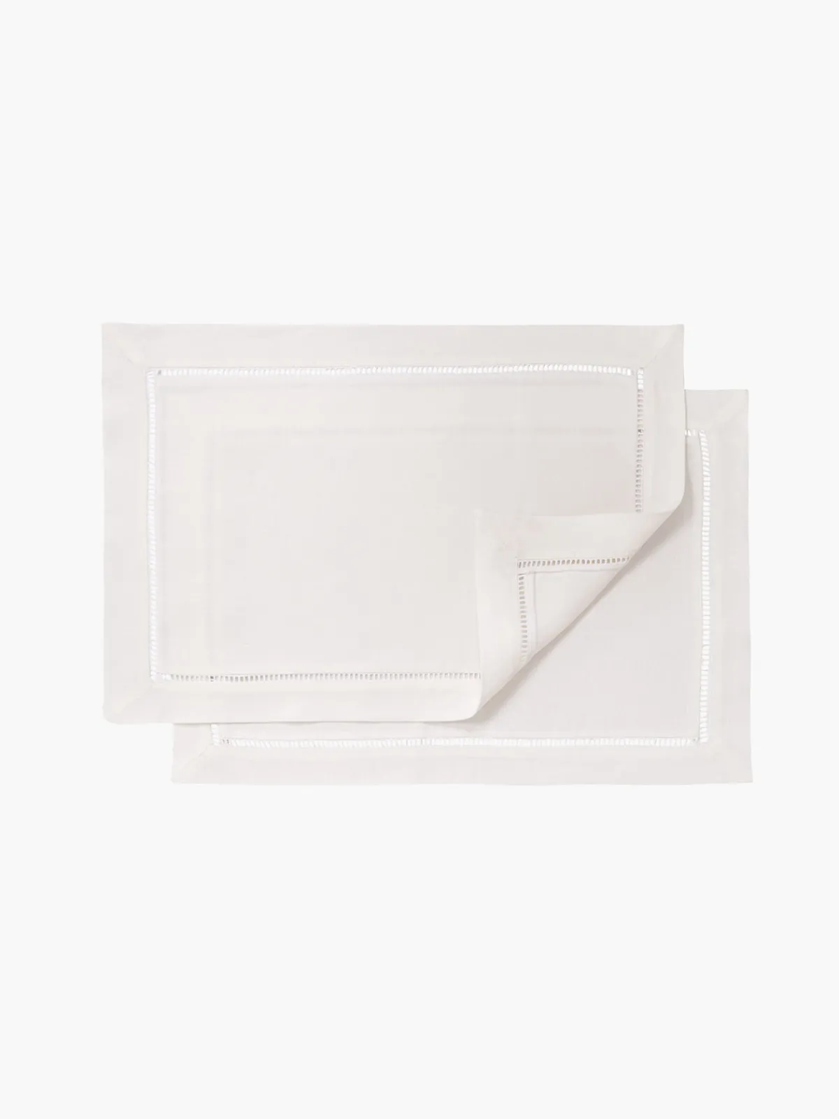 Francesca Miranda White 100% Linen Placemats