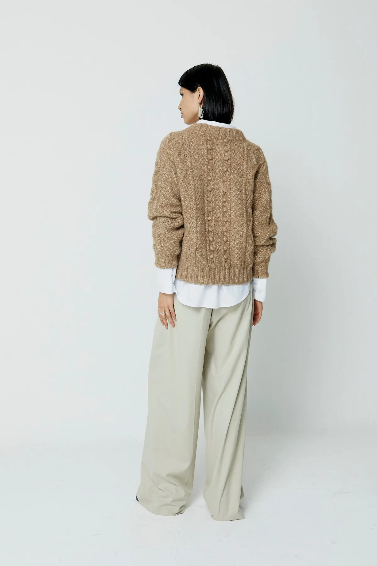 Tejido Fisher Seed Puff Pullover