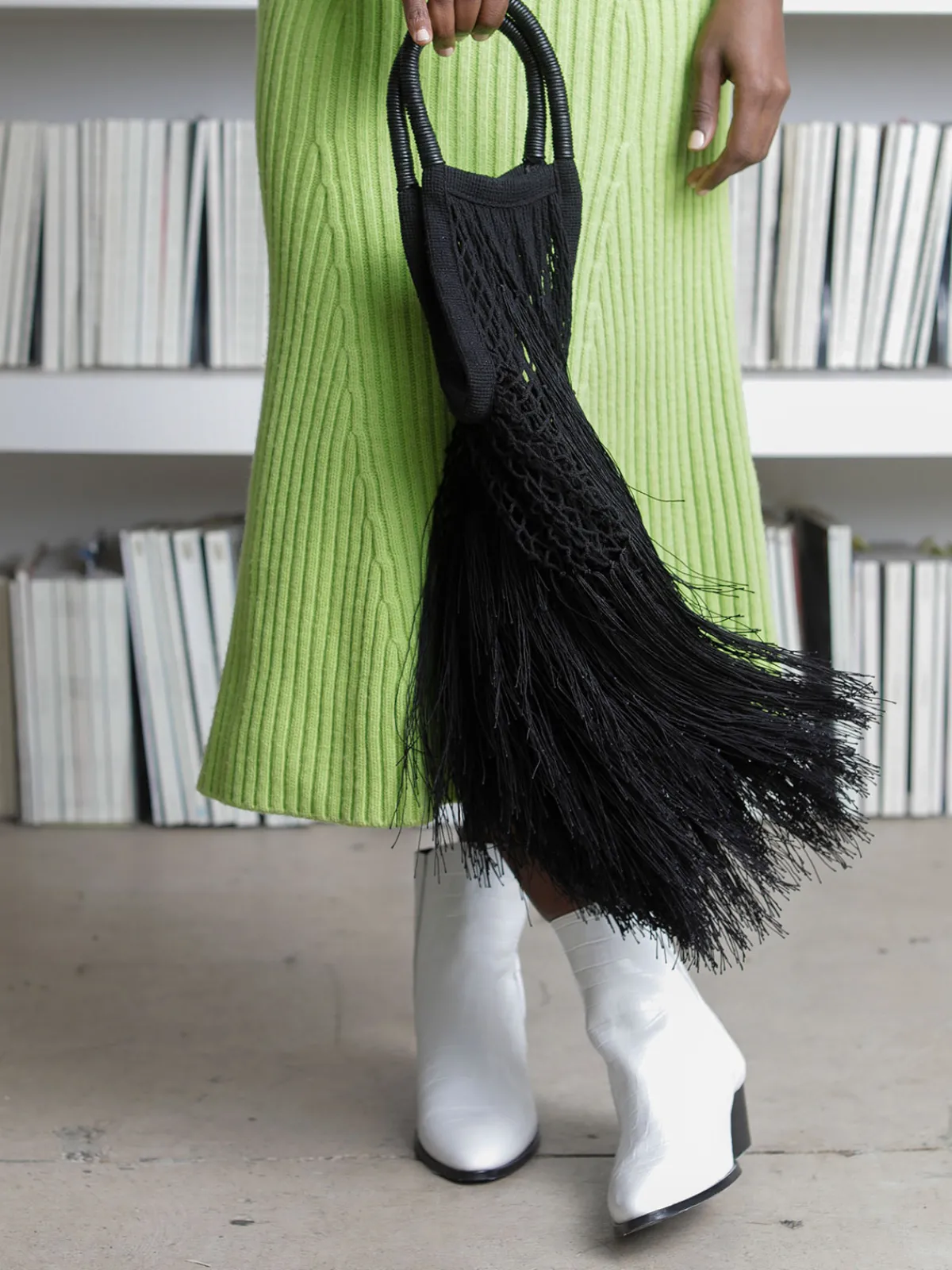 Petit Kouraj Large Fringe Tote