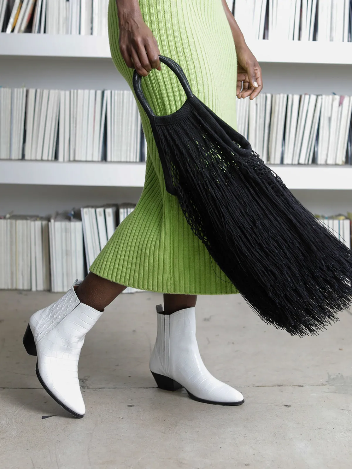 Petit Kouraj Large Fringe Tote