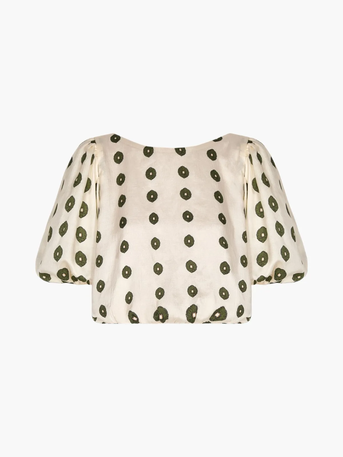 Juan de Dios Guayacan Silk Martellato Blouse