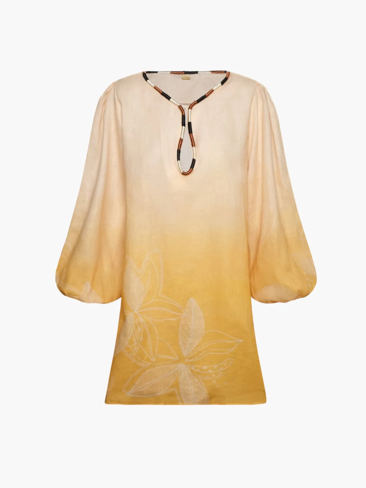 Juan de Dios San Marco Linen Mini Dress