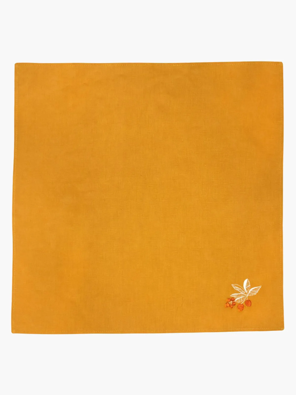 Juan De Dios Embroidered Linen Napkins