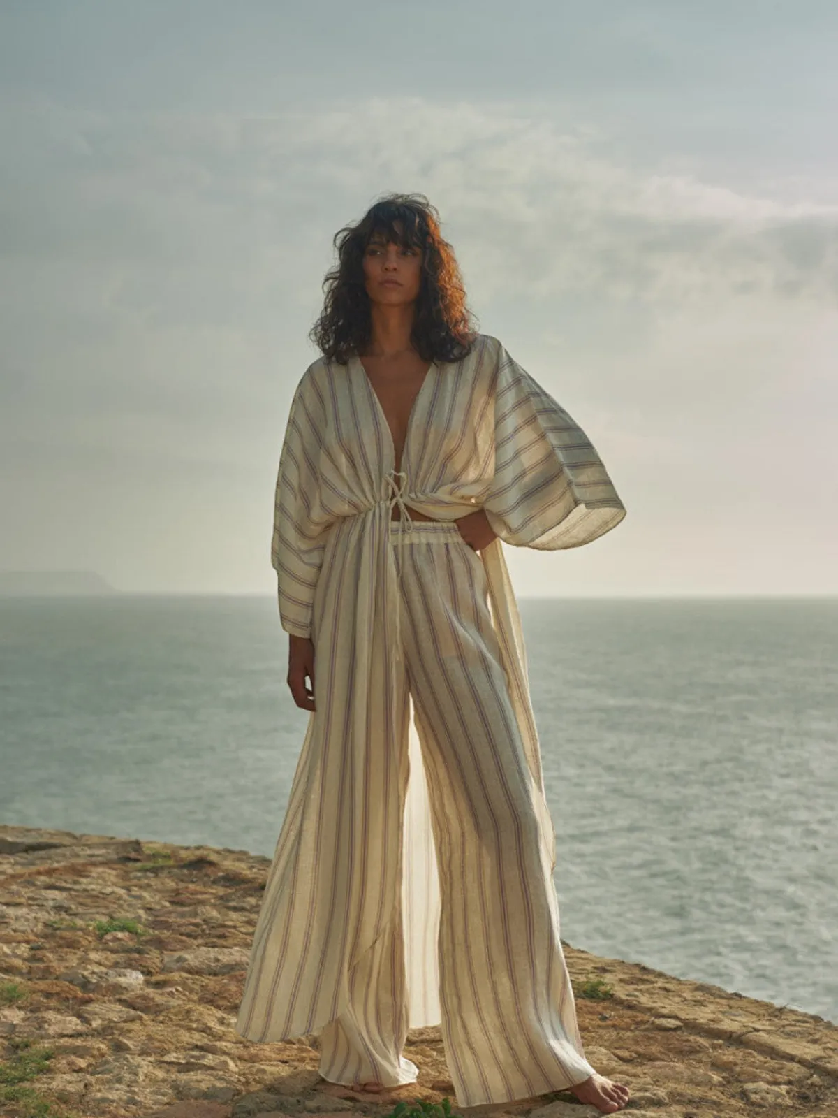 Juan de Dios San Cipriano Linen Tunic