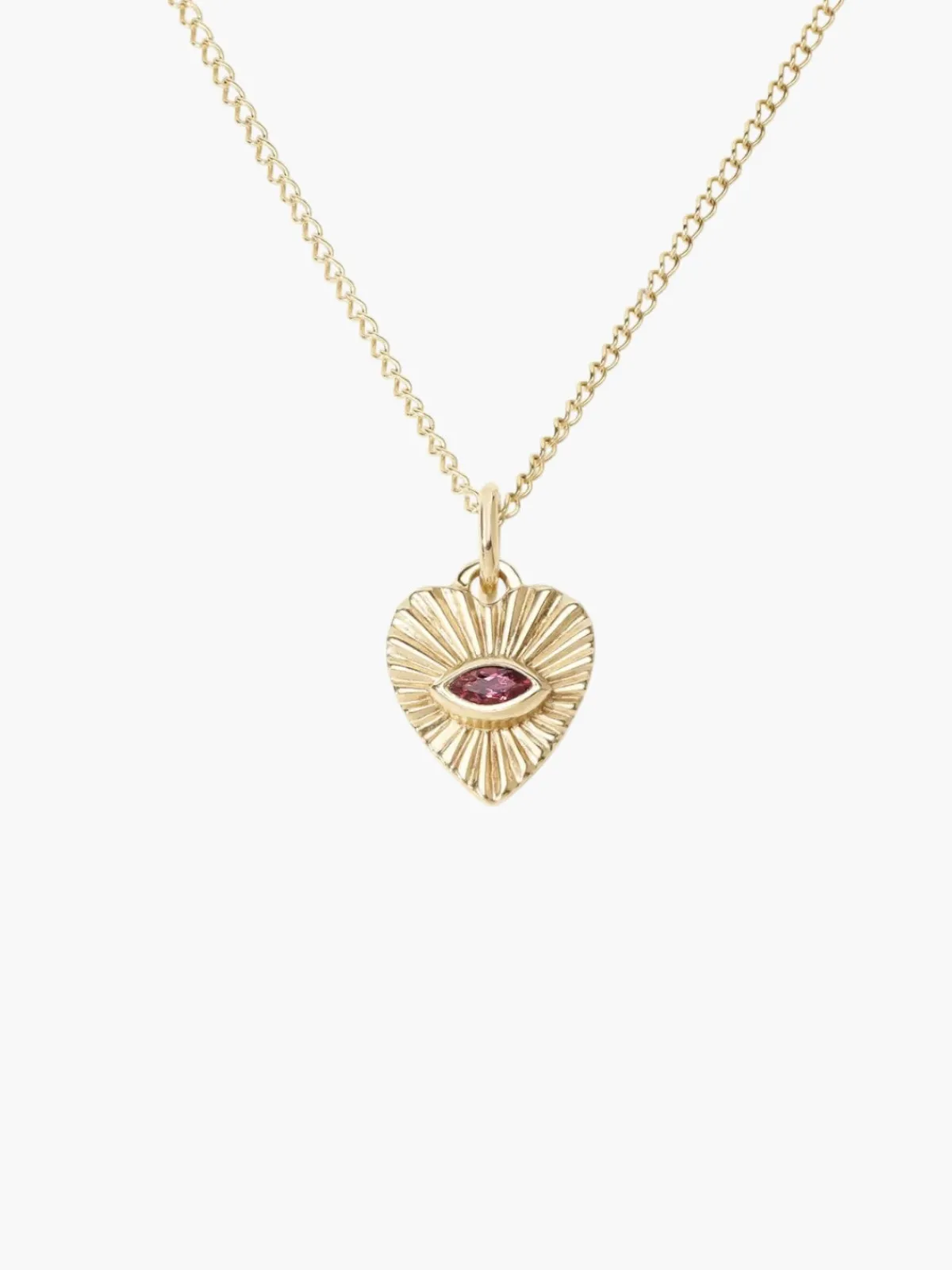 Zahava Sunbeam Heart Charm