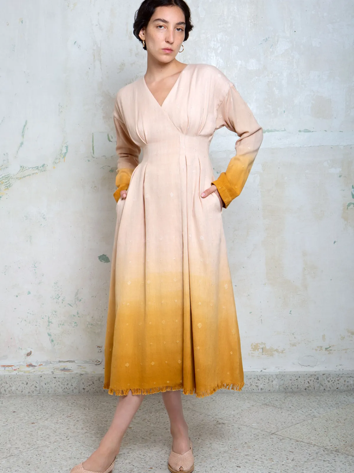 Collectiva Concepcion Maria Midi Dress