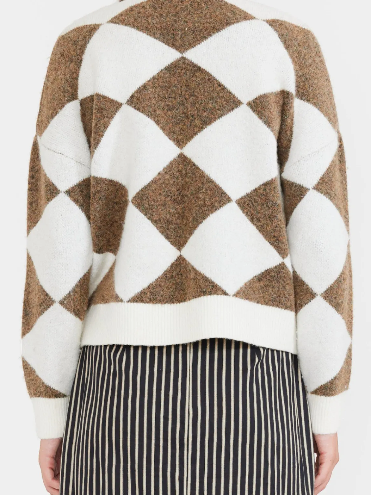 EDDY Argyle Party Cardigan