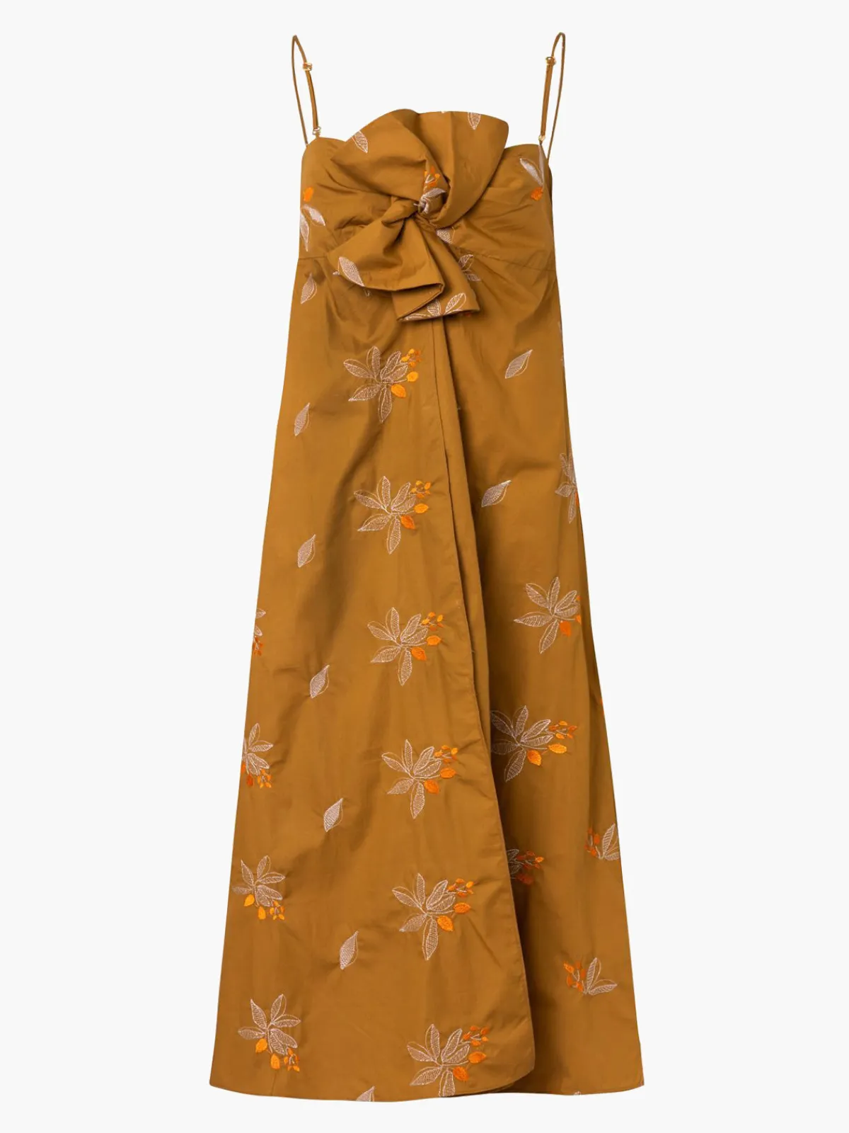 Juan de Dios Amore Mio Cotton Midi Dress Embroidered