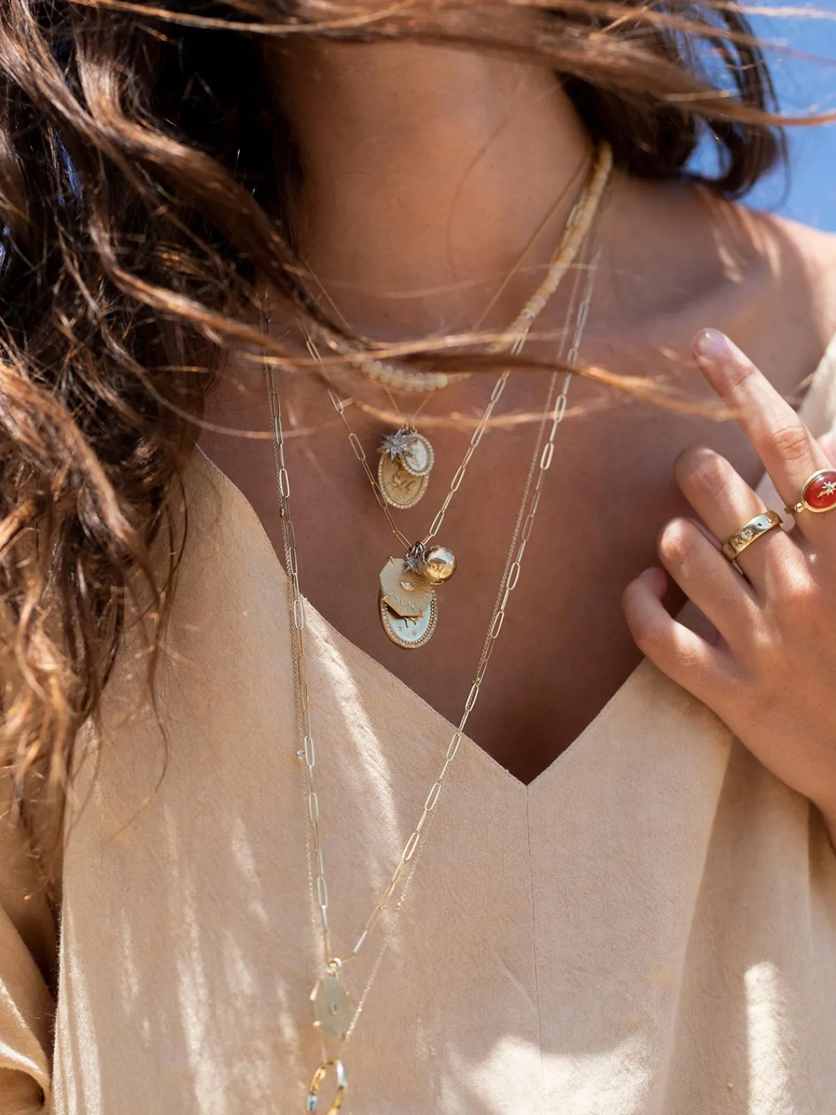 Zahava Penelope Paper Clip Chain