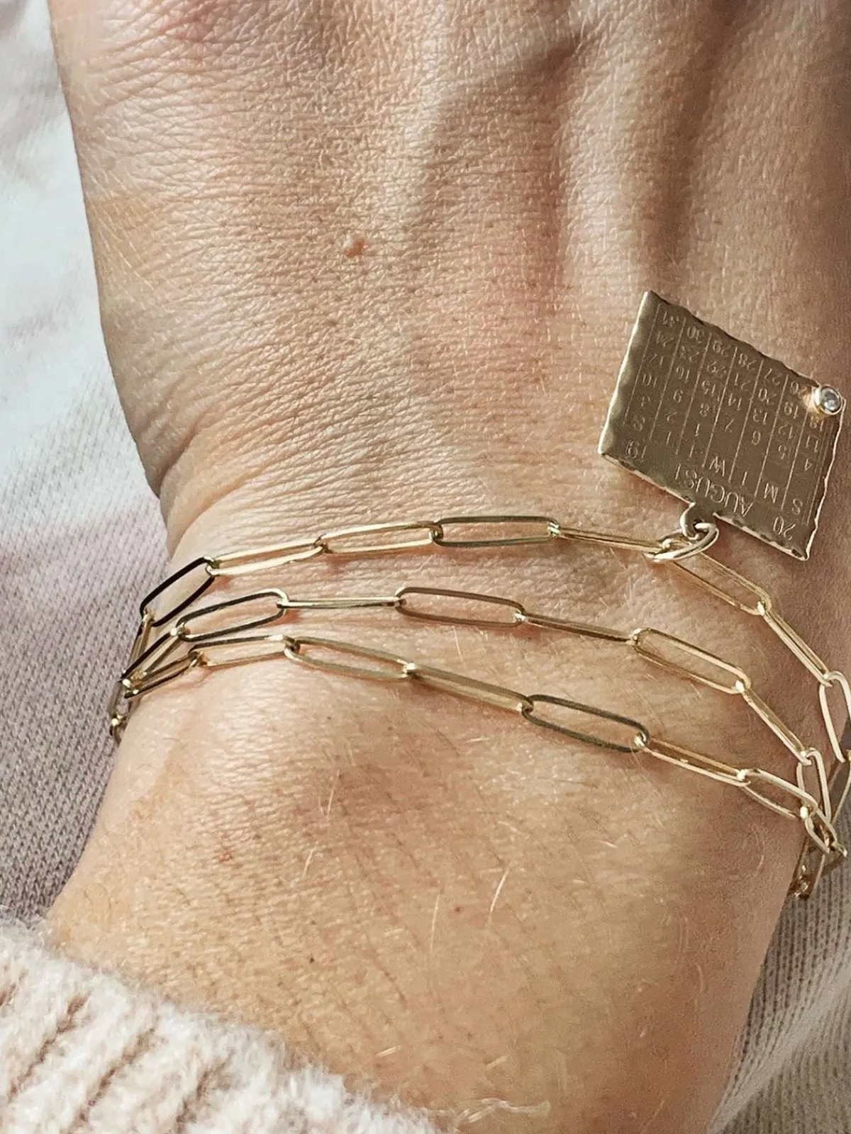 Zahava Penelope Paper Clip Chain