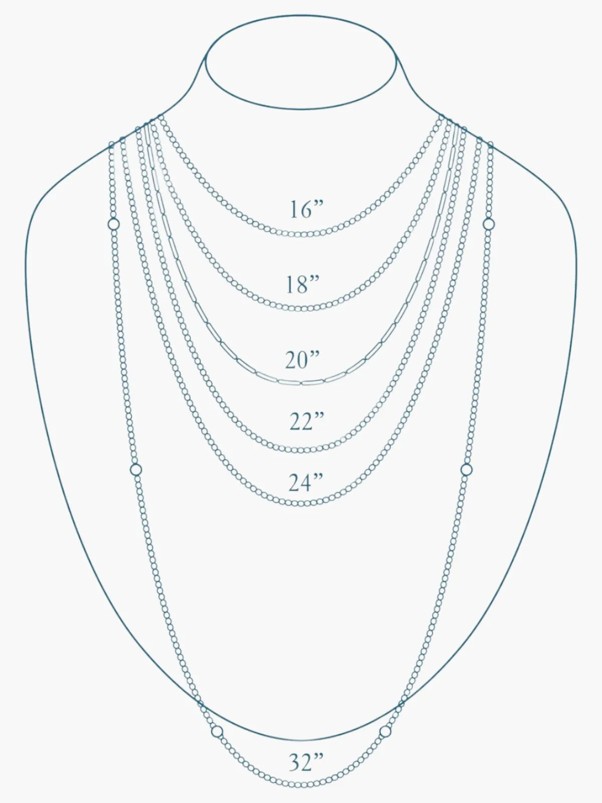 Zahava Penelope Paper Clip Chain