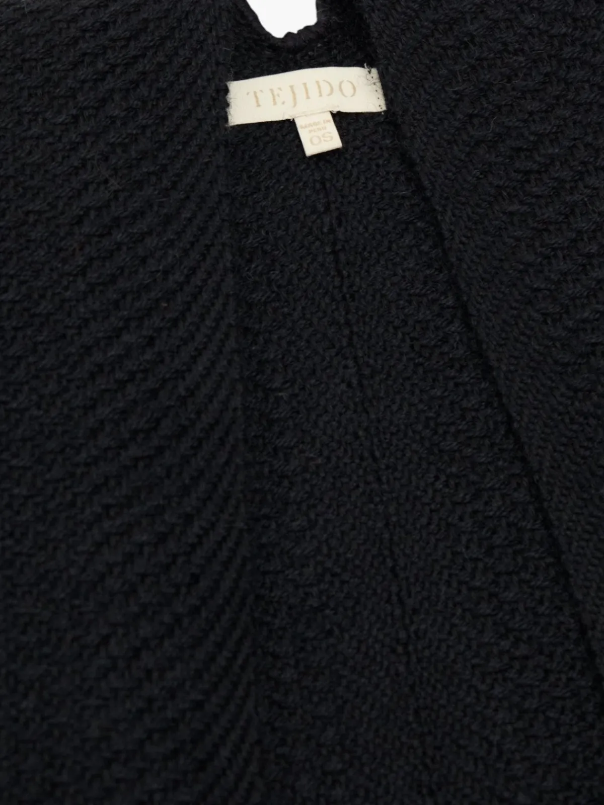 Tejido Herringbone Ruana