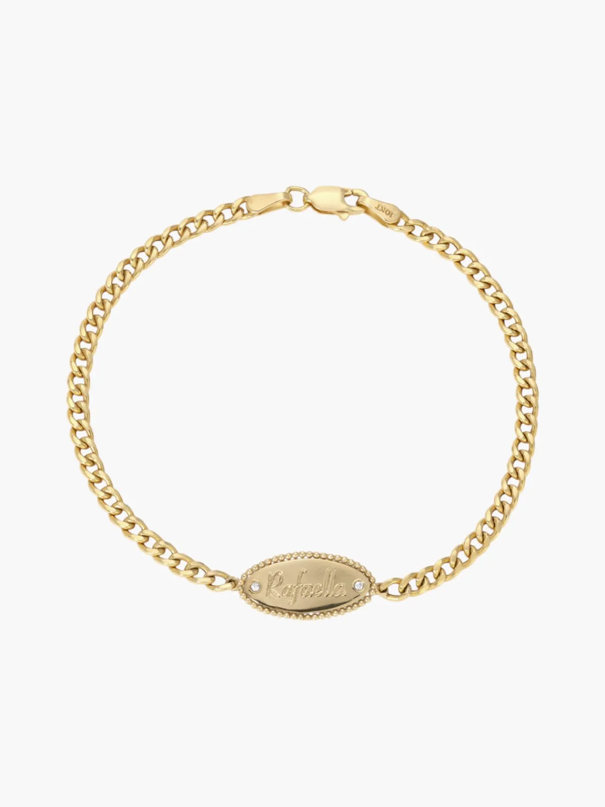 Zahava Rafaella Nameplate Bracelet
