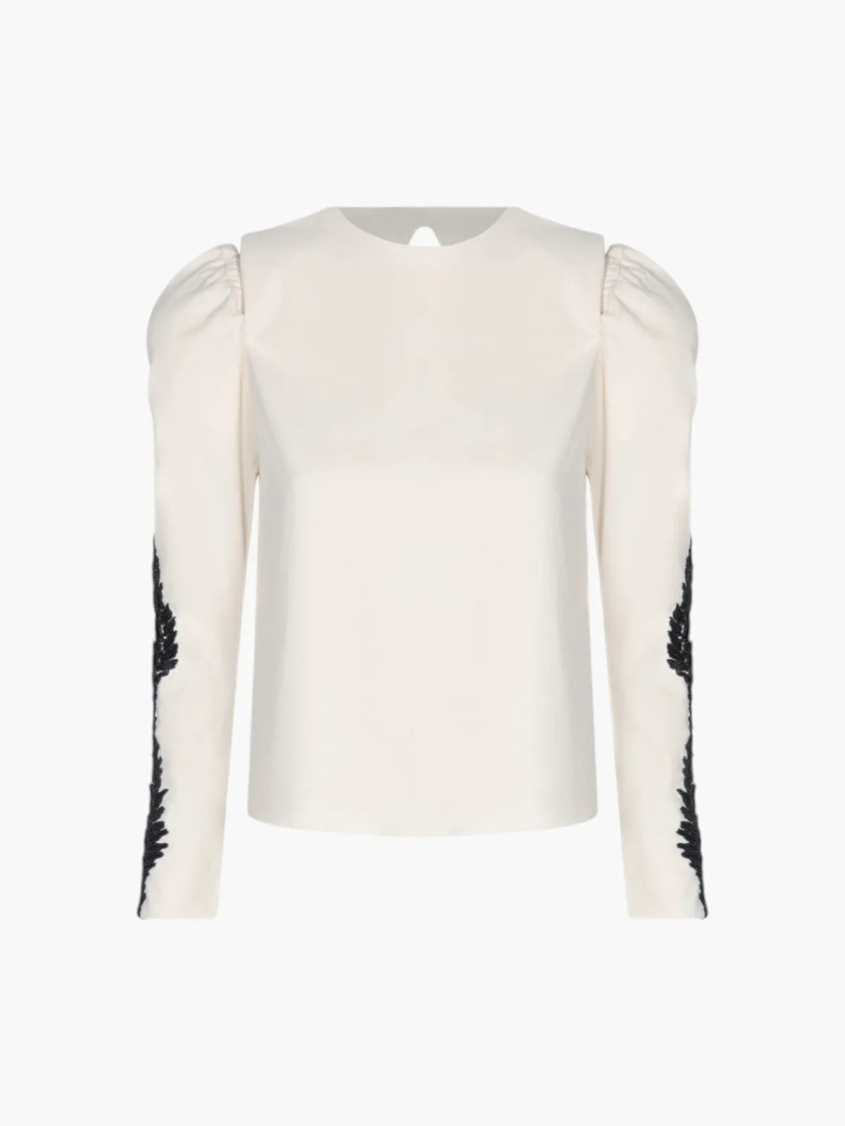 Juan de Dios Ana Canvas Hand Embroidered Blouse