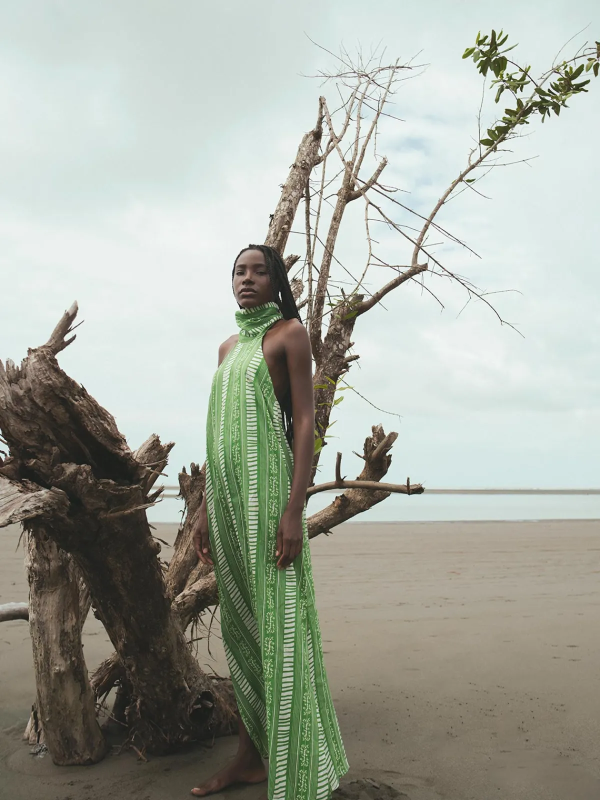 Juan de Dios Costa Pacifica Linen Dress