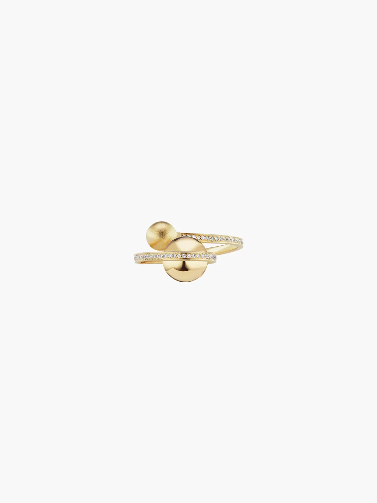 TEJEN Boule D'Or Lariat Ring