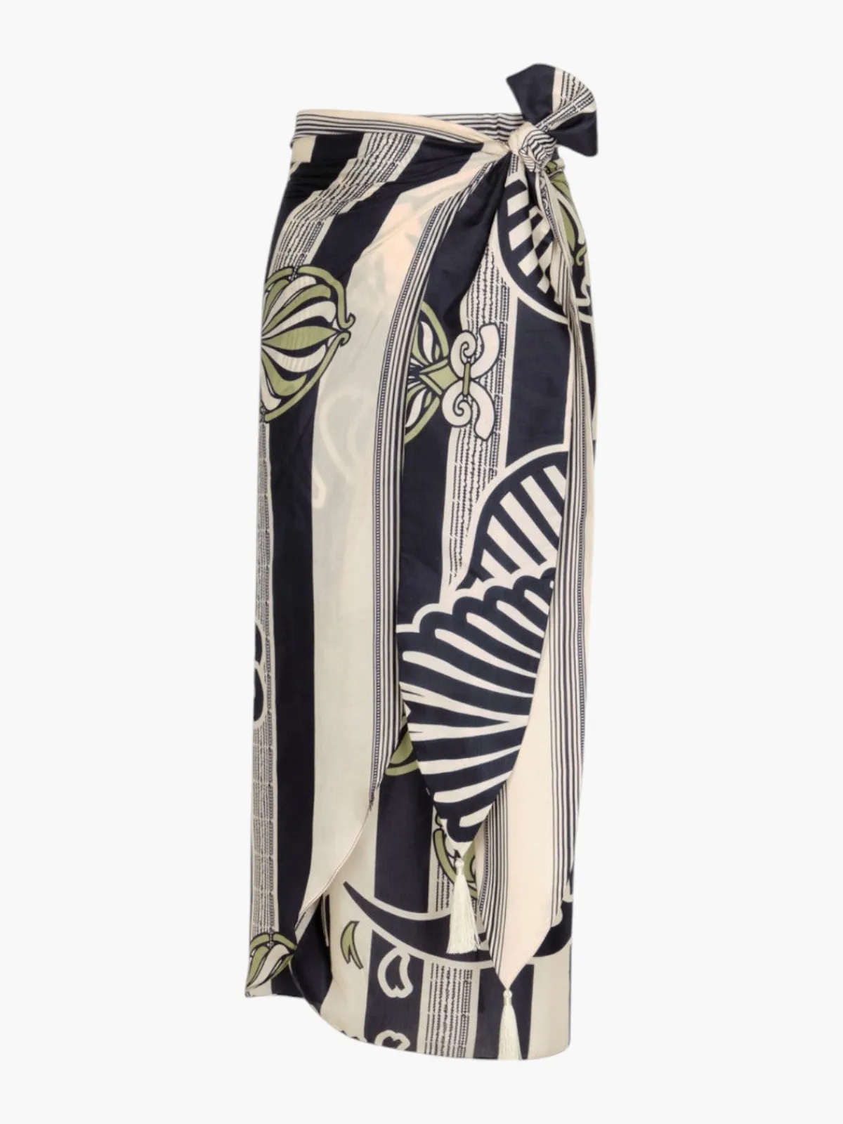 Juan de Dios Mapara Cotton Silk Skirt