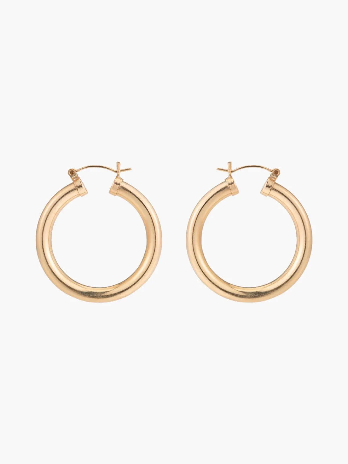 Mara Scalise Hollow Thick Hoops