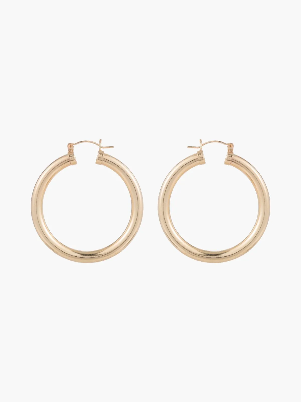 Mara Scalise Hollow Thick Hoops