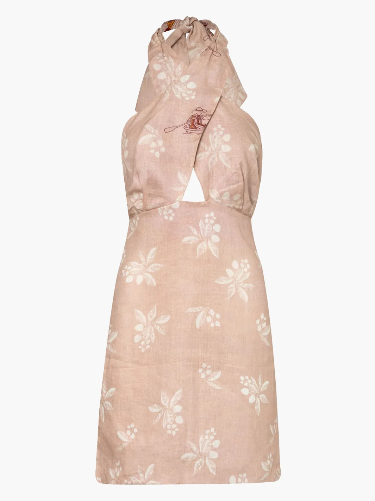 Juan de Dios Costa Del Sol Linen Mini Dress